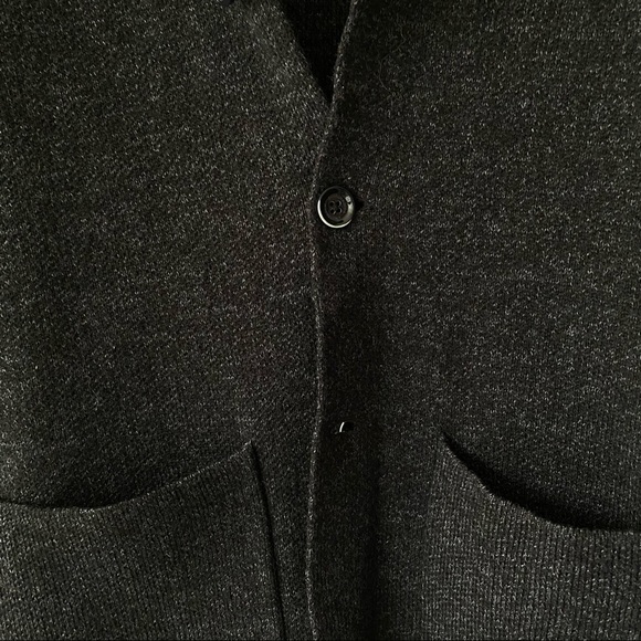 Scotch & Soda slim-fit wool cardigan, dark grey - Picture 2 of 4